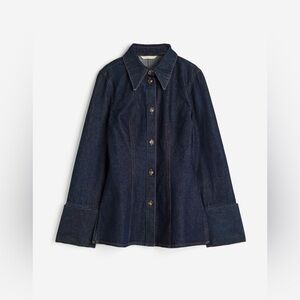 Hm fitted denim shirt large